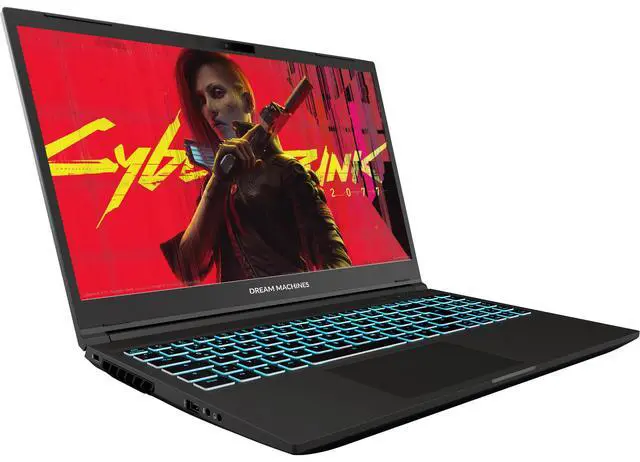 Alt view image 3 of 6 - Dream Machines RG3050-15NA73 i5-13420H / 15.6" FHD (1920 × 1080) WVA 144Hz / RTX 3050 4GB / 32 GB DDR4 3200MHz / 512GB M.2 SSD / Multi-Color illuminated full-size keyboard with numeric pad