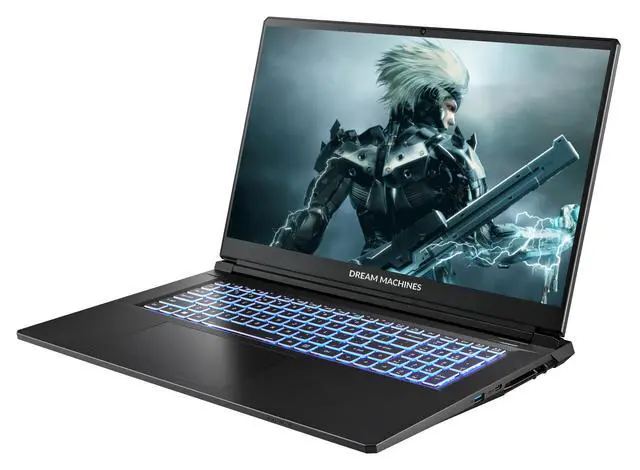 Alt view image 4 of 5 - Dream Machines RG5050-17NA26 - Intel 13th Gen i7-13620H, Nvidia RTX 5050, 17.3" 144Hz FHD (1920x1080), 1 TB PCIe M.2 SSD, 16 GB (2x8 GB DDR5), Multi-Color Illuminated Keyboard