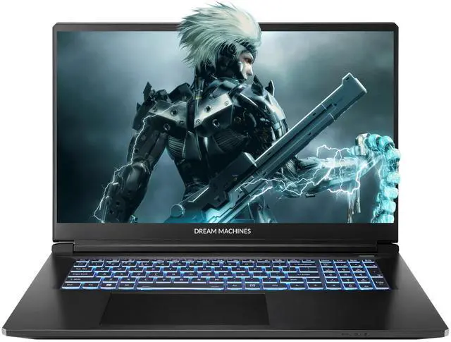 Alt view image 2 of 5 - Dream Machines RG5050-17NA26 - Intel 13th Gen i7-13620H, Nvidia RTX 5050, 17.3" 144Hz FHD (1920x1080), 1 TB PCIe M.2 SSD, 16 GB (2x8 GB DDR5), Multi-Color Illuminated Keyboard