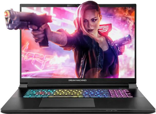 Main image of Dream Machines RX5070Ti-18NA22 Intel Ultra 9-275HX, Nvidia RTX 5070Ti (140W TGP), 18.0 240Hz WQXGA (2560×1600) 100% DCI-P3, 2 TB PCIe M.2 Gen4 SSD, 32 GB (DDR5, 5600 MHz), Multi-Color Per-Key RGB K
