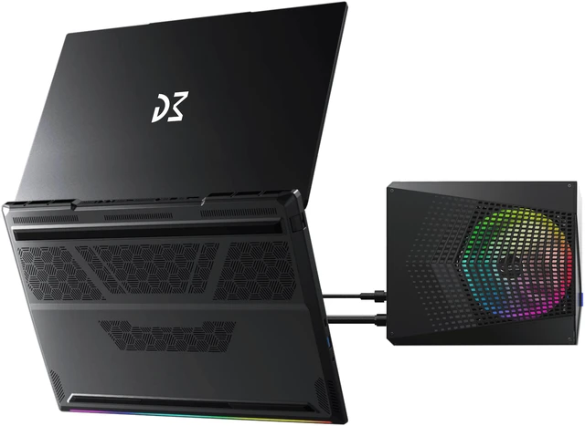 Alt view image 3 of 7 - Dream Machines RT5080-16NA31 - Ryzen 9 9955HX3D/Nvidia RTX 5080 (175W TGP)/16.0" 300Hz mini-LED WQXGA (2560×1600) DCI-P3 100%/1TB SSD/32GB (2x16GB DDR5 5600 MHz)/US Keyboard/Liquid Cooling Box