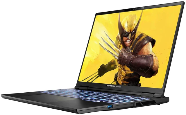 Alt view image 3 of 6 - Dream Machines RS5070-15NA33 Intel Ultra 7-356H/Nvidia RTX 5070 (115W TGP)/15.6 165Hz OLED QHD (2560x1440) DCI-P3 100%/1 TB SSD/32 GB DDR5 5600Mhz/US Keyboard