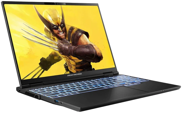 Alt view image 2 of 6 - Dream Machines RS5070-15NA33 Intel Ultra 7-356H/Nvidia RTX 5070 (115W TGP)/15.6 165Hz OLED QHD (2560x1440) DCI-P3 100%/1 TB SSD/32 GB DDR5 5600Mhz/US Keyboard