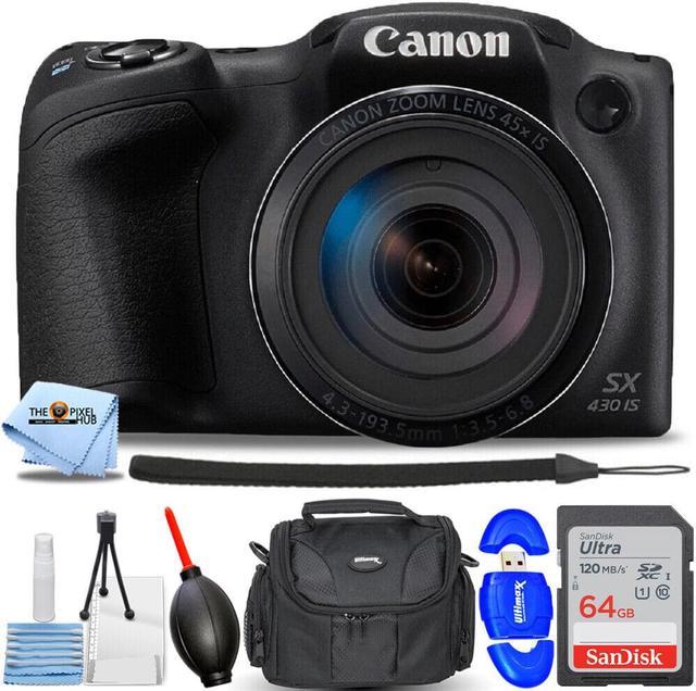 Canon PowerShot SX430 IS Digital Camera 1790C002 - Essential 64GB