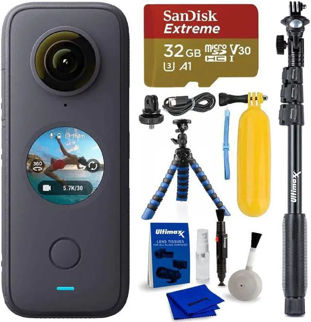 Insta360 ONE X2 Pocket Camera CINOSXX/A + 32GB + Monopod +