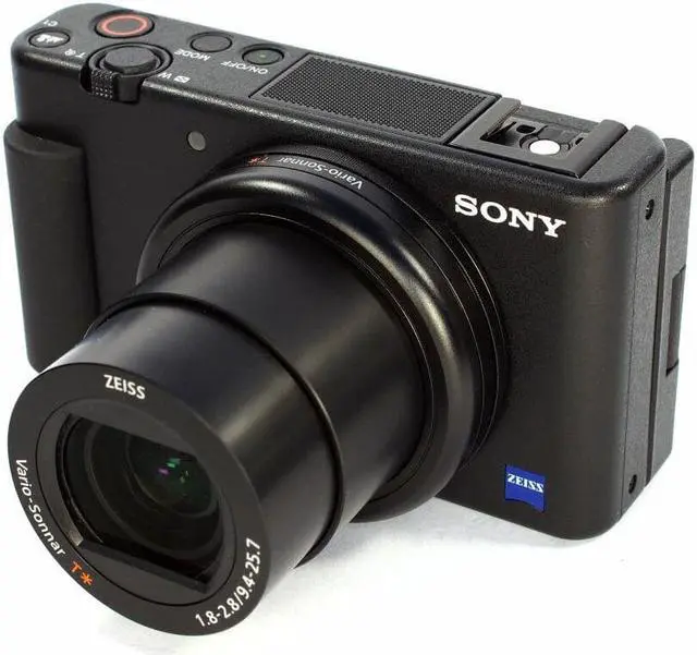 Alt view image 3 of 5 - Sony ZV-1 20.1MP/4K Compact Vlog Digital Camera (Black) + 32GB + Flash Bundle
