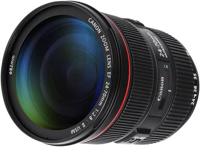 Alt view image 4 of 4 - Canon EF 24-70mm f/2.8L II USM Lens 5175B002 - 12PC Accessory Bundle