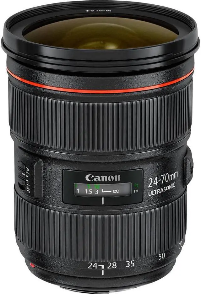 Alt view image 2 of 4 - Canon EF 24-70mm f/2.8L II USM Lens 5175B002 - 12PC Accessory Bundle