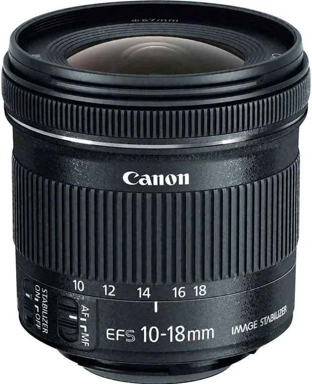 Alt view image 2 of 5 - Canon EF-S 10-18mm f/4.5-5.6 IS STM Lens - 7PC Accessory Bundle