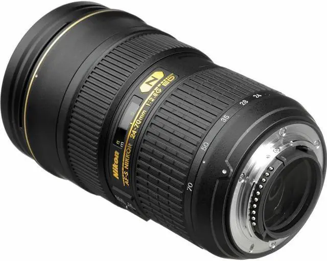 Alt view image 5 of 5 - Nikon AF-S Nikkor 24-70mm f/2.8G ED Autofocus Lens (Black) - 7PC Accessory Bundle