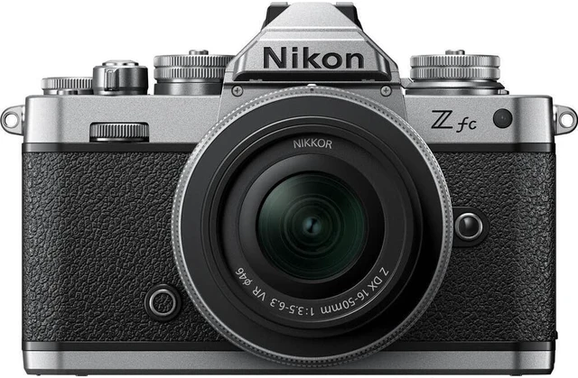 Alt view image 2 of 7 - Nikon Zfc Mirrorless Camera with 16-50mm Silver Lens - 16PC Accessory Bundle