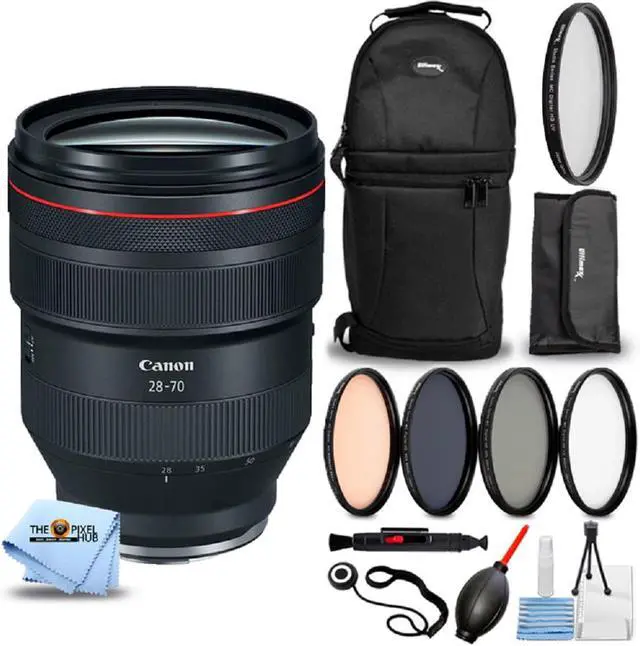 Main image of Canon RF 28-70mm f/2L USM Lens 2965C002 - 8PC Accessory Bundle