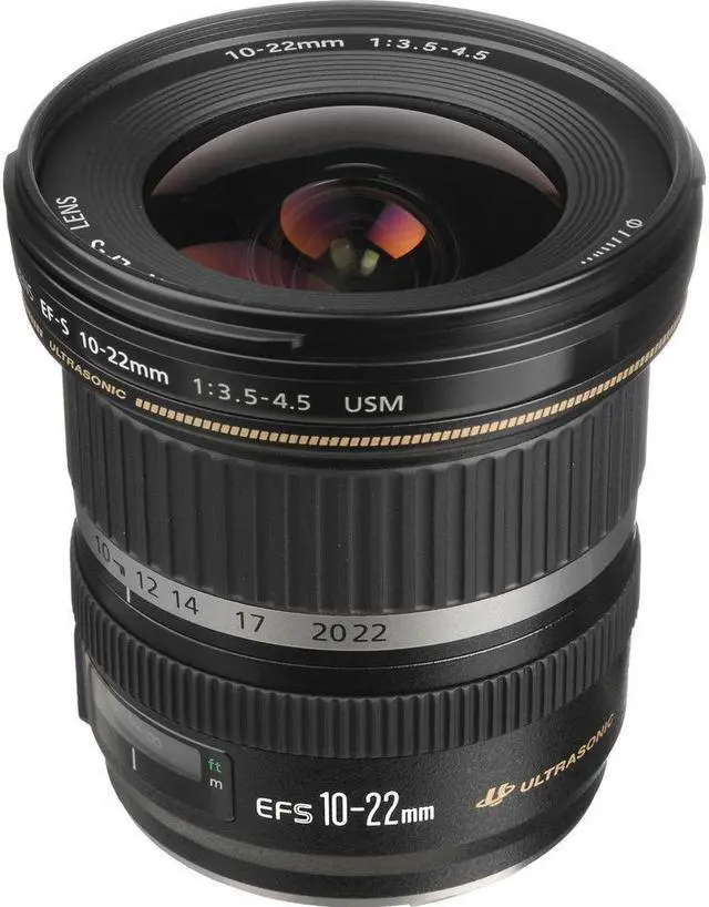 Alt view image 2 of 4 - Canon EF-S 10-22mm f/3.5-4.5 USM Lens 9518A002 - 10PC Accessory Bundle