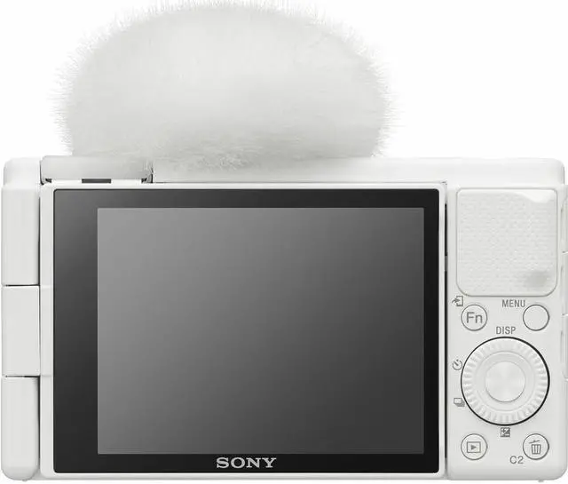 Alt view image 4 of 7 - Sony ZV-1 20.1MP Compact Digital Camera (White) - 12PC Accessory Vlogging Bundle