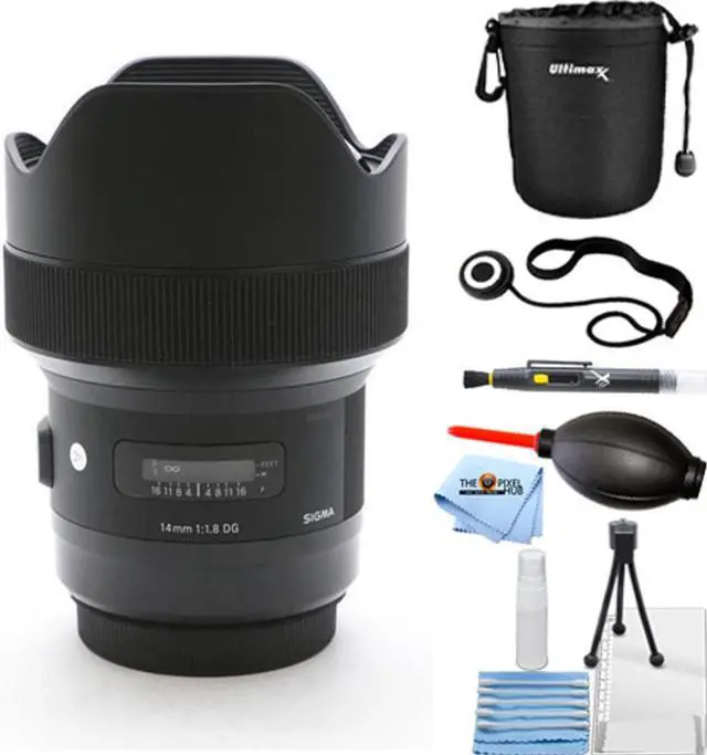 Main image of Sigma 14mm f/1.8 DG HSM Art Lens for Canon EF - Essential UV Filter Bundle