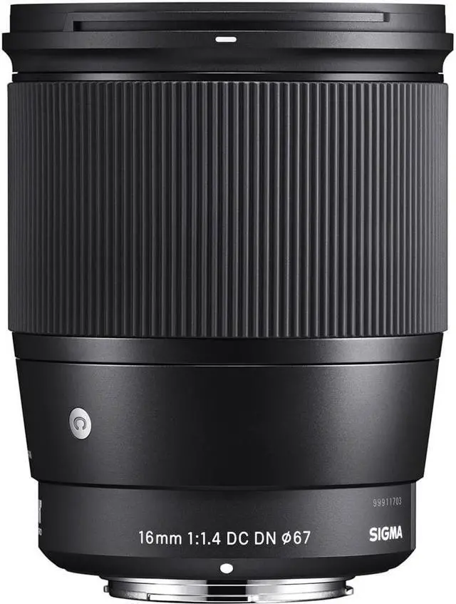 Alt view image 3 of 5 - Sigma 16mm f/1.4 DC DN Contemporary Lens for Sony E 402965 - UV Filter Bundle