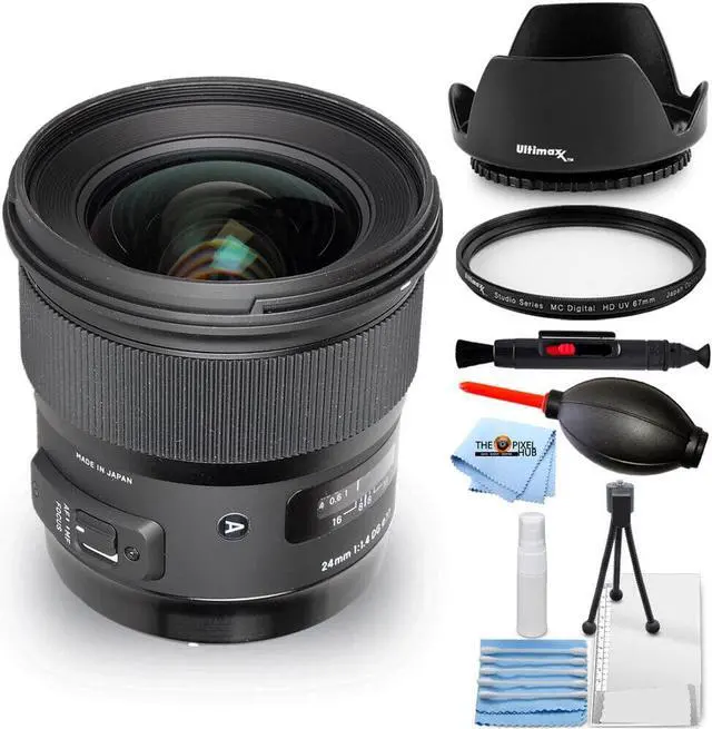 Main image of Sigma 24mm f/1.4 DG HSM Art Lens for Canon EF 401-101 - Essential UV Bundle