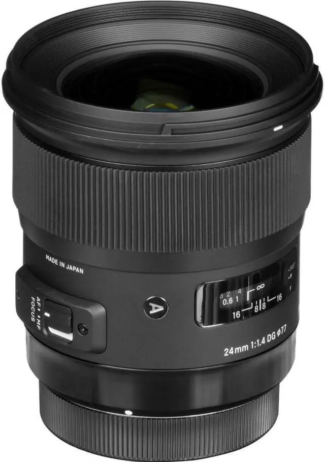 Alt view image 4 of 5 - Sigma 24mm f/1.4 DG HSM Art Lens for Canon EF 401-101 - Essential UV Bundle