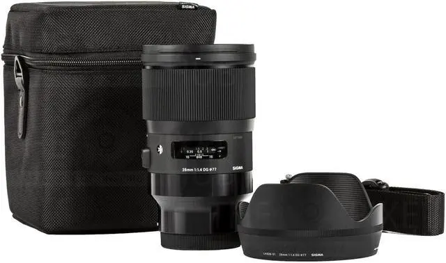 Alt view image 5 of 5 - Sigma 28mm f/1.4 DG HSM Art Lens for Sony E 441965 Starter UV Bundle