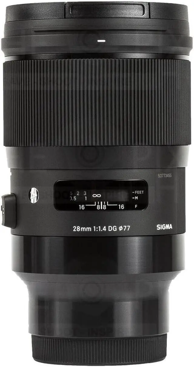 Alt view image 2 of 5 - Sigma 28mm f/1.4 DG HSM Art Lens for Sony E 441965 Starter UV Bundle