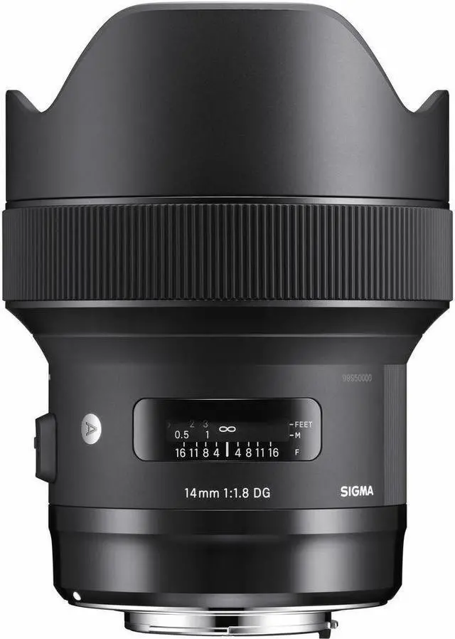 Alt view image 2 of 4 - Sigma 14mm f/1.8 DG HSM Art Lens for Leica L 450969 - 6PC Accessory Bundle
