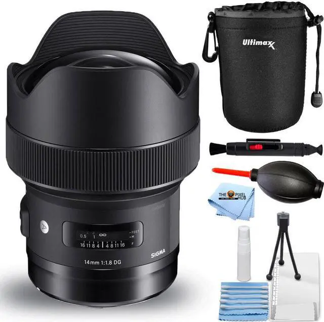 Main image of Sigma 14mm f/1.8 DG HSM Art Lens for Leica L 450969 - 6PC Accessory Bundle