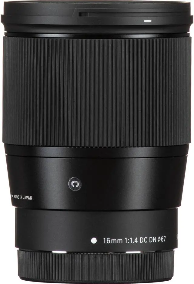 Alt view image 3 of 5 - Sigma 16mm f/1.4 DC DN Contemporary Lens for Canon EF-M - 7PC Accessory Bundle