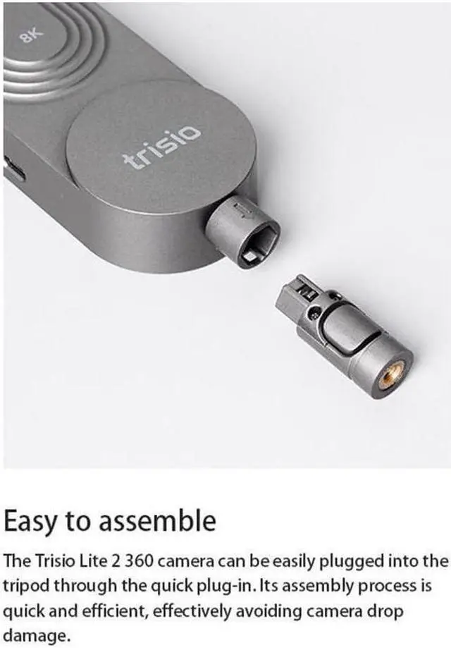 Alt view image 4 of 6 - Trisio Lite 2 VR - 8K Virtual Tour NodeRotate 360° Camera - HZ2000
