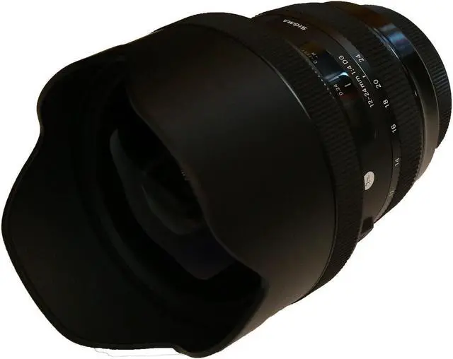 Alt view image 2 of 4 - Sigma 12-24mm f/4 DG HSM Art Lens for Nikon F + 32GB + Lens Pouch Bundle