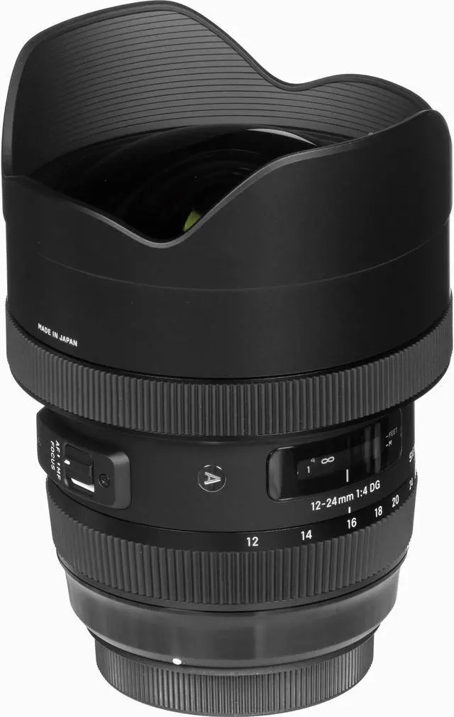 Alt view image 3 of 4 - Sigma 12-24mm f/4 DG HSM Art Lens for Nikon F + 32GB + Lens Pouch Bundle