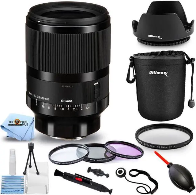 Main image of Sigma 35mm f/1.4 DG DN Art Lens for Sony E 303965 - 10PC Accessory Bundle