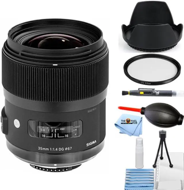 Main image of Sigma 35mm f/1.4 DG HSM Art Lens for Sony A DSLR Cameras 340205 Starter Bundle