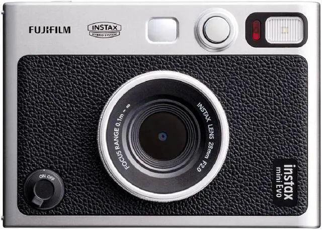 Alt view image 2 of 5 - FUJIFILM INSTAX MINI EVO Hybrid Instant Camera 16745183 - 6PC Accessory Bundle