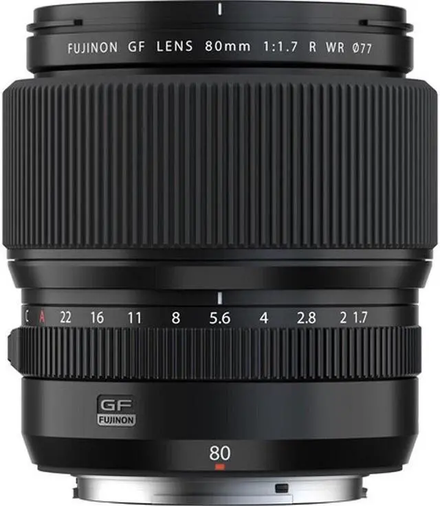 Alt view image 3 of 5 - FUJIFILM GF 80mm f/1.7 R WR Lens 600022103 - 7PC Accessory Bundle