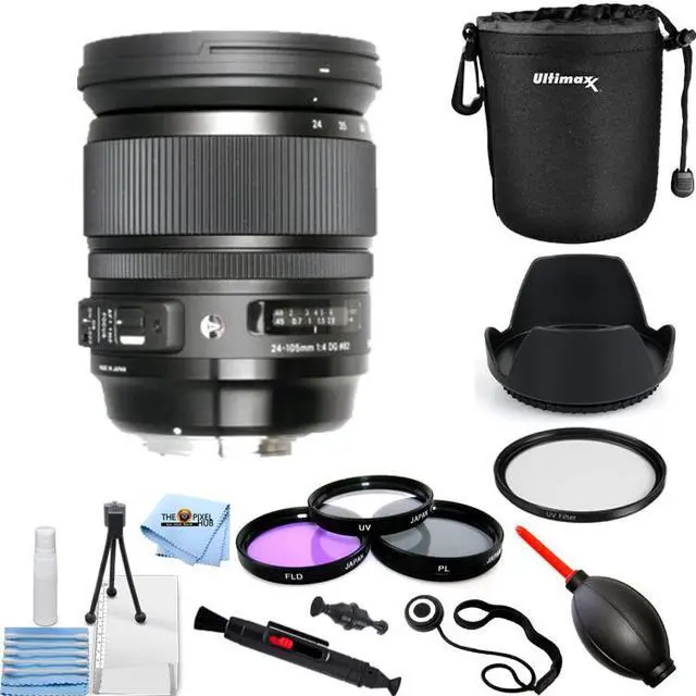 Main image of Sigma 24-105mm f/4 DG OS HSM Art Lens for Canon EF 635101 - 10PC Accessory Kit