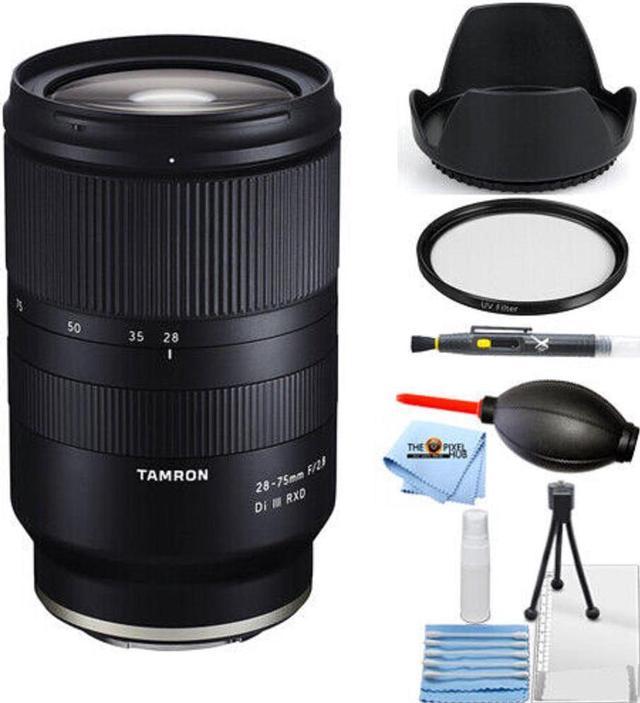 Tamron 28-75mm f/2.8 Di III RXD Lens for Sony E A036 Starter UV Filter  Bundle