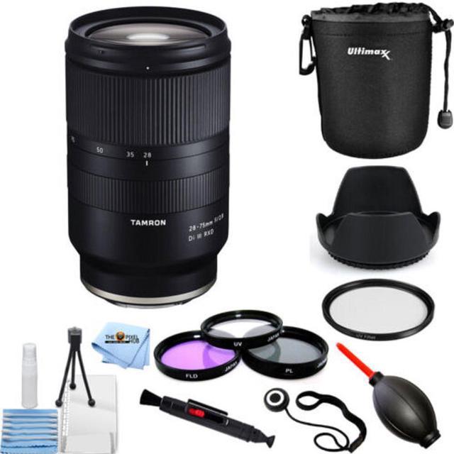 Tamron 28-75mm f/2.8 Di III RXD Lens for Sony E A036 Pro Filter Kit Bundle  - Newegg.com