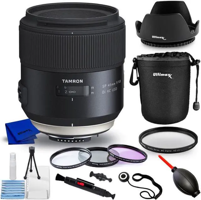 Main image of Tamron SP 45mm f/1.8 Di VC USD Lens for Nikon F AFF013N-700 - 10PC Accessory Kit