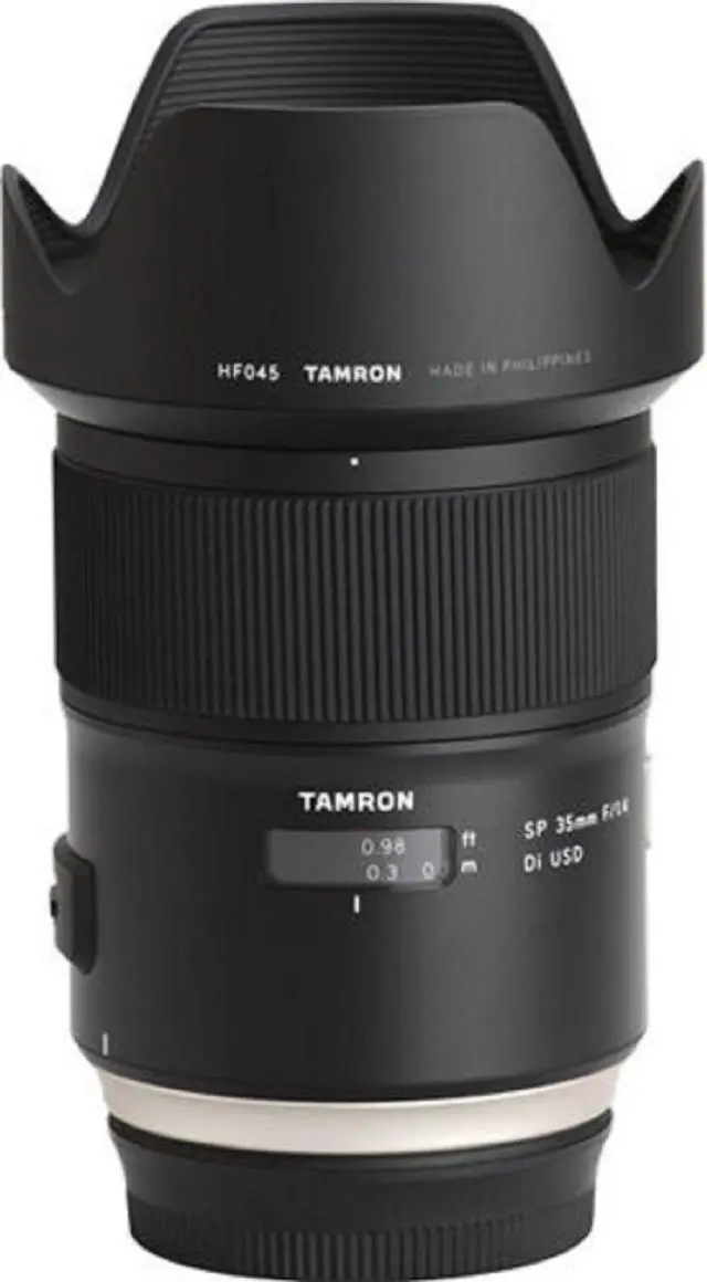 Alt view image 3 of 3 - Tamron SP 35mm f/1.4 Di USD Lens for Nikon F + UV Filter + Lens Hood Bundle