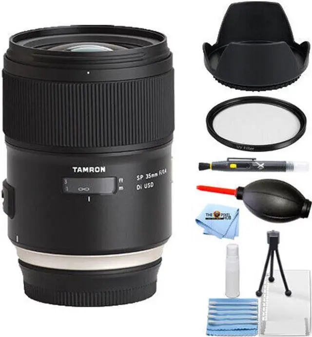 Main image of Tamron SP 35mm f/1.4 Di USD Lens for Nikon F + UV Filter + Lens Hood Bundle