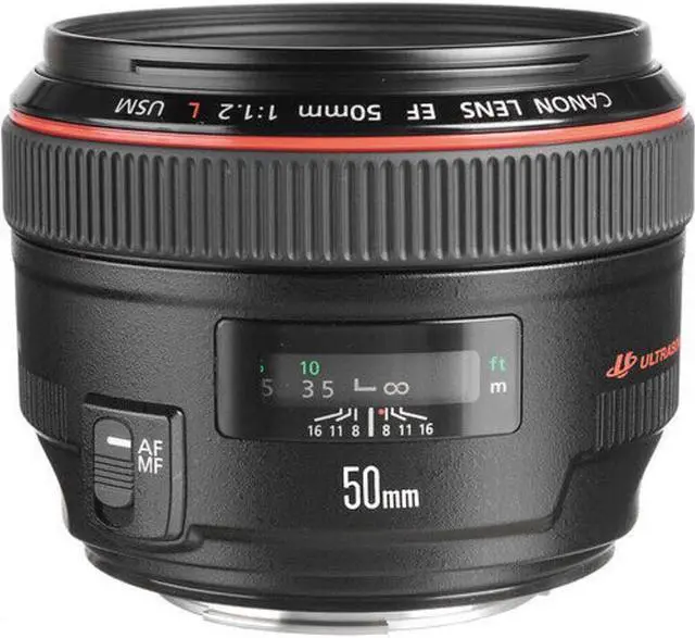 Main image of Canon EF 50mm f/1.2L USM Lens (Black) - 1257B002