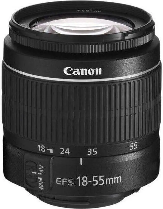 Alt view image 2 of 3 - Canon EF-S 18-55mm f/3.5-5.6 III Zoom Lens Filter Kit Bundle - New in White Box