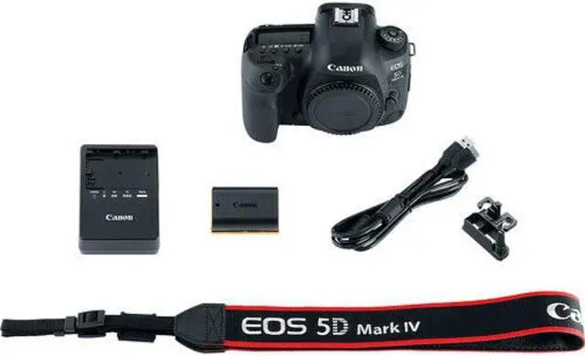 Alt view image 6 of 6 - Canon EOS 5D Mark IV 4K DSLR Camera (Body Only) 1483C002 Starter 64GB Bundle