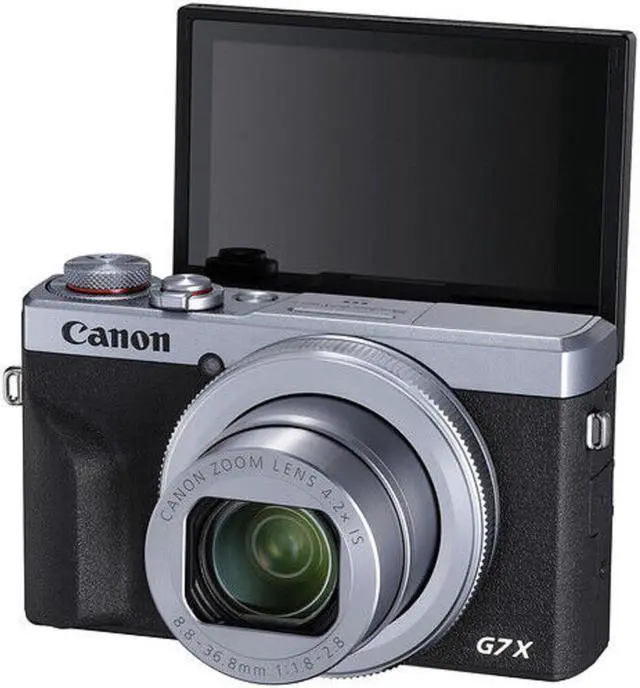 Alt view image 3 of 6 - Canon PowerShot G7 X Mark III Digital Camera (Silver) + Sandisk Ultra 32GB