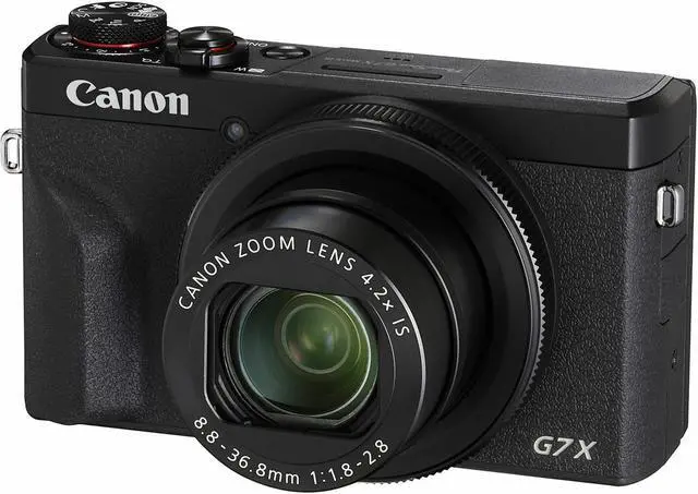 Alt view image 2 of 5 - Canon PowerShot G7 X Mark III Digital Camera (Black) + 32GB SD and Gadget Bag