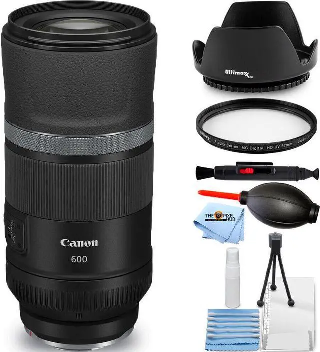 Main image of Canon RF 600mm f/11 IS STM Lens 3986C002 - Essential UV Filter Bundle
