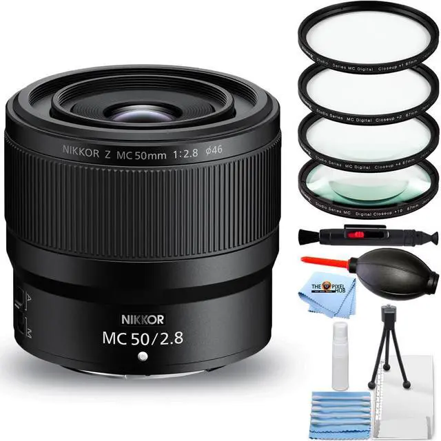 Main image of Nikon NIKKOR Z MC 50mm f/2.8 Macro Lens 20103 - 6PC Accessory Bundle