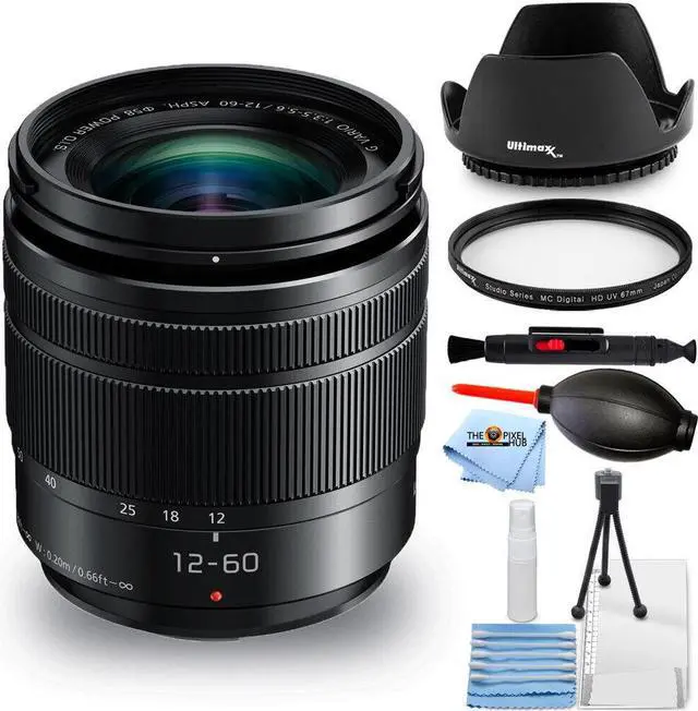 Main image of Panasonic Lumix G Vario 12-60mm f/3.5-5.6 ASPH. POWER O.I.S. Lens - UV Filter