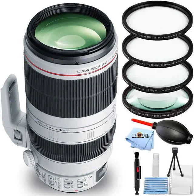 Main image of Canon EF 100-400mm f/4.5-5.6L IS II USM Lens + Macro/Close Up Lenses Bundle