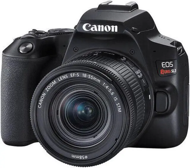 Alt view image 2 of 5 - Canon EOS Rebel SL3 Camera with 18-55mm IS STM Lens (Black) - 7PC Accessory Kit